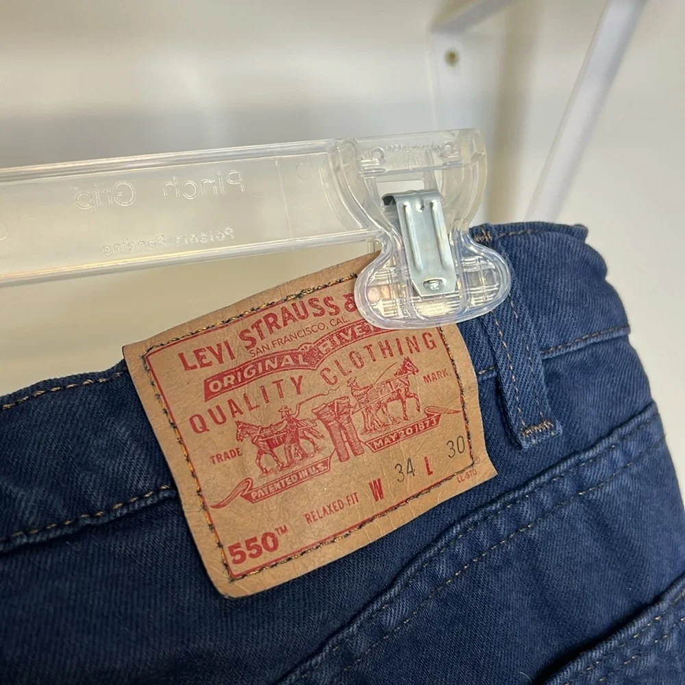 Levi’s Navy Blue Vintage 550 Jeans- 34x30‎
